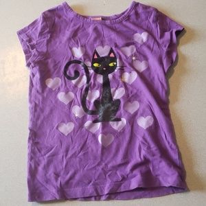 Purple cat shirt